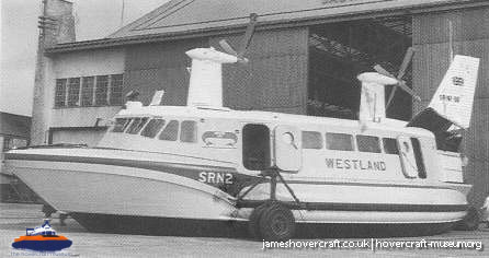 SRN2 with Westland -   (The <a href='http://www.hovercraft-museum.org/' target='_blank'>Hovercraft Museum Trust</a>).